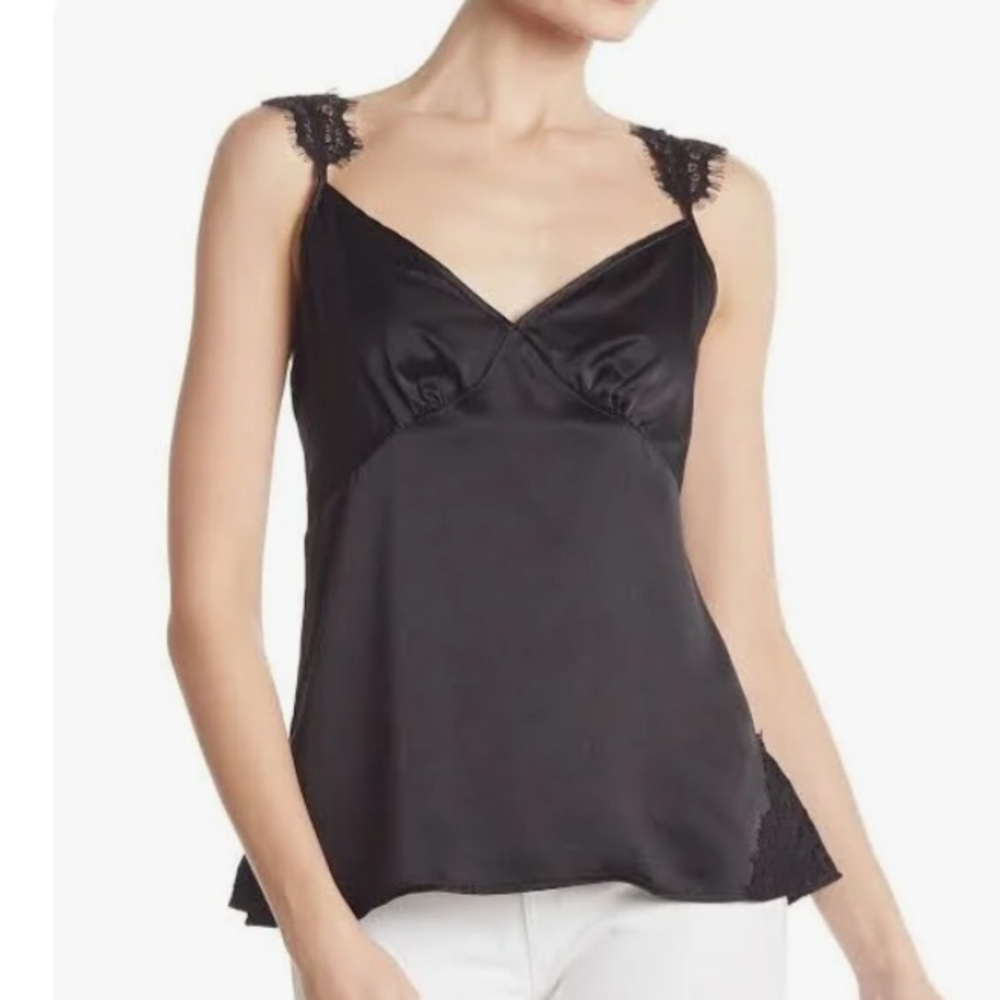 Johnny Was - 4 Love and Liberty Silk Camisole with lace trim straps Medium